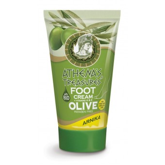 *Oliwkowy krem do stóp z arniką (Athena's Treasures) 100ml